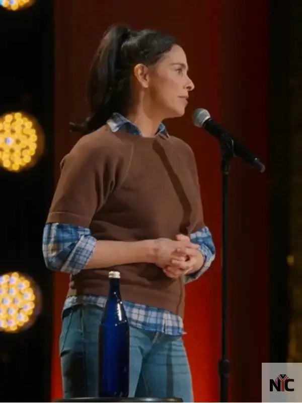 Sarah Silverman PostMortem Brown Sweater