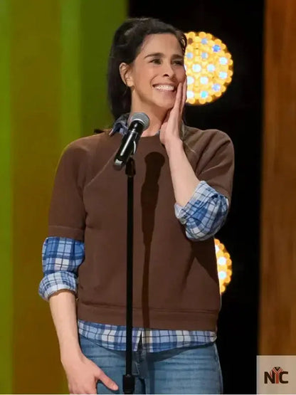 Sarah Silverman PostMortem Brown Sweater