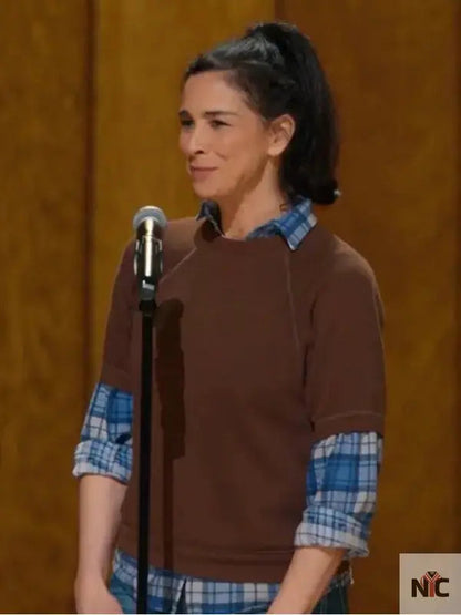Sarah Silverman PostMortem Brown Sweater