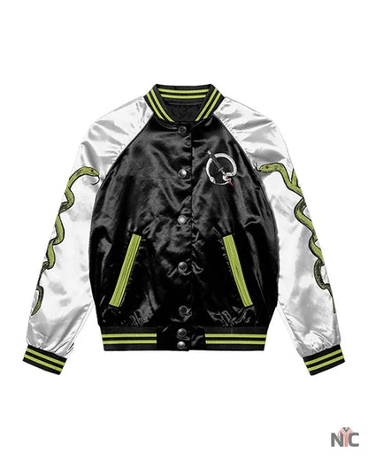 Satin Snake Retro Jacket