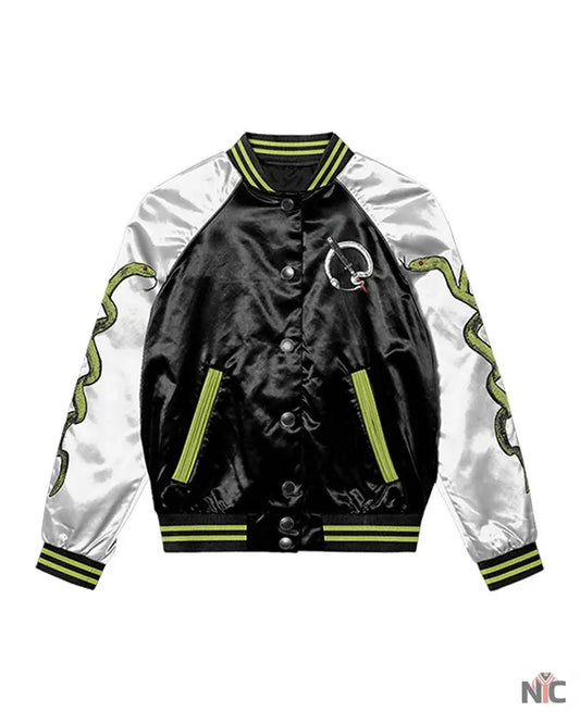Satin Snake Retro Jacket