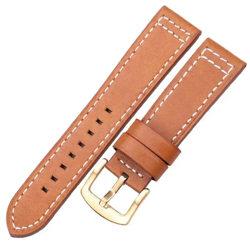 Suunto Race, Vertical & 9 Peak Leather Band with Square Holes