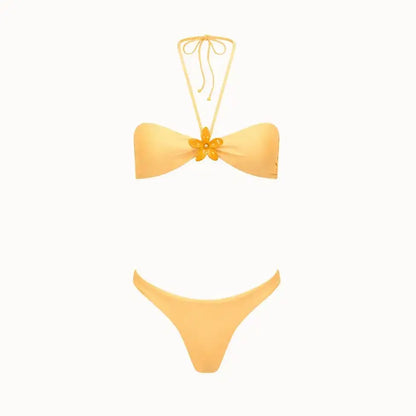 Tropical sally three piece Swimsuit