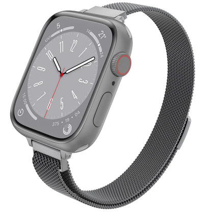 Apple Watch Slim Milanese Loop Band - Stainless Steel Mesh