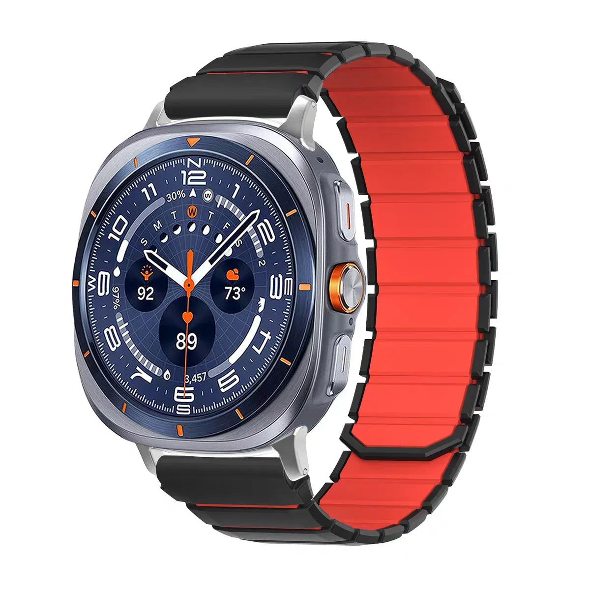 Samsung Galaxy Watch8, 9 & Ultra Magnetic Silicone Loop Band