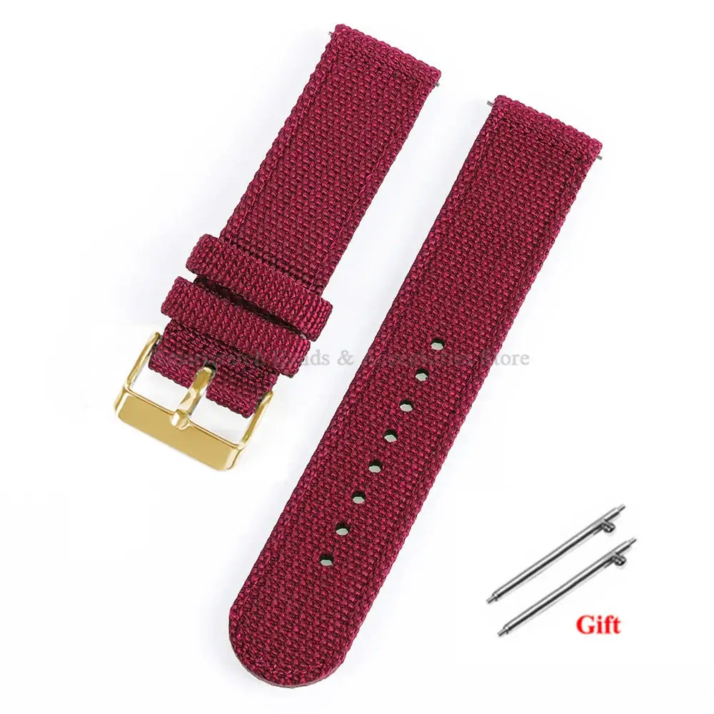 TicWatch Pro 5, Pro 3 & E3 Woven Nylon Band with Buckle Options