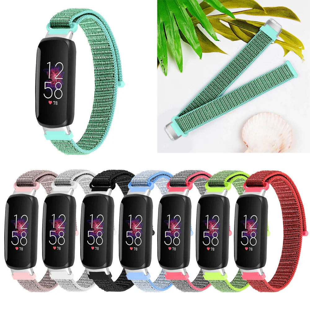 Fitbit Inspire 3 Nylon Strap - Soft Comfortable Replacement