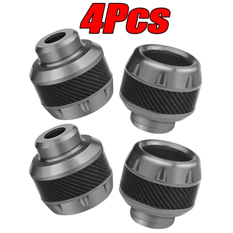 4PCS Motorcycle Crash Protectors Front Fork Slider Cups