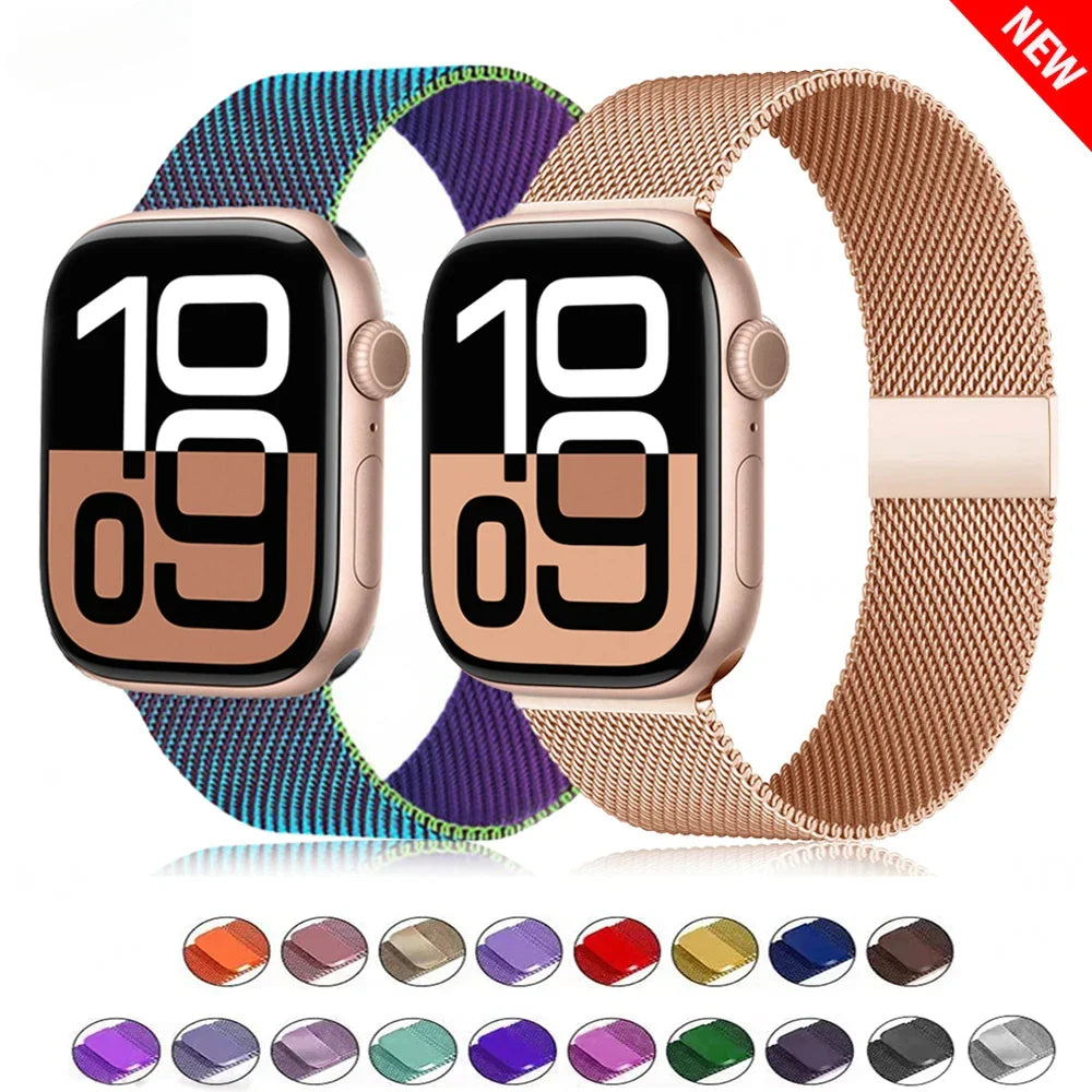 Apple Watch Milanese Loop Band - Premium Stainless Steel, Sleek
