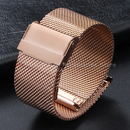 Samsung Galaxy Watch 7, 6, 5, 4 & FE Milanese Mesh Band with Sliding Clasp