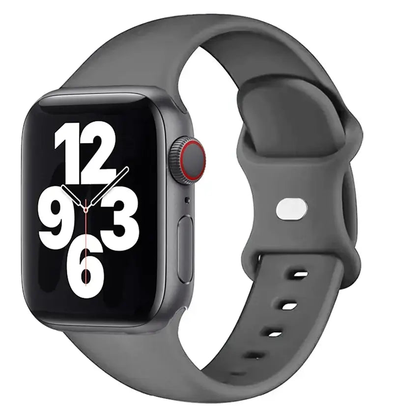 Apple Watch Silicone Band - Soft Waterproof Flexible Strap