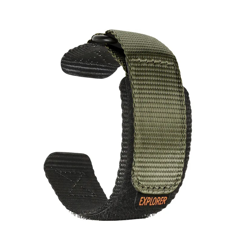 Samsung Galaxy Watch 7, 6, 5, 4 & FE Hook-and-Loop Nylon Sport Band