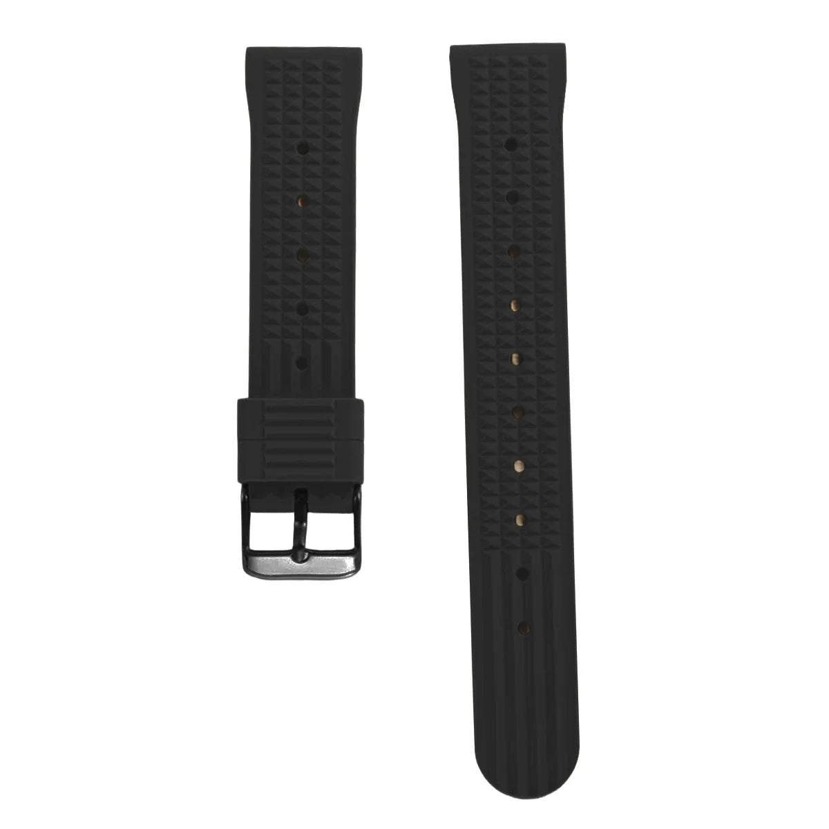 Samsung Galaxy Watch 7, 6, 5, 4 & FE FKM Rubber Waffle Band