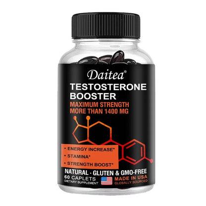 Daitea Men's Energy Supplement, Maximum Strength 1400 Mg, Increases Energy, Stamina and Power