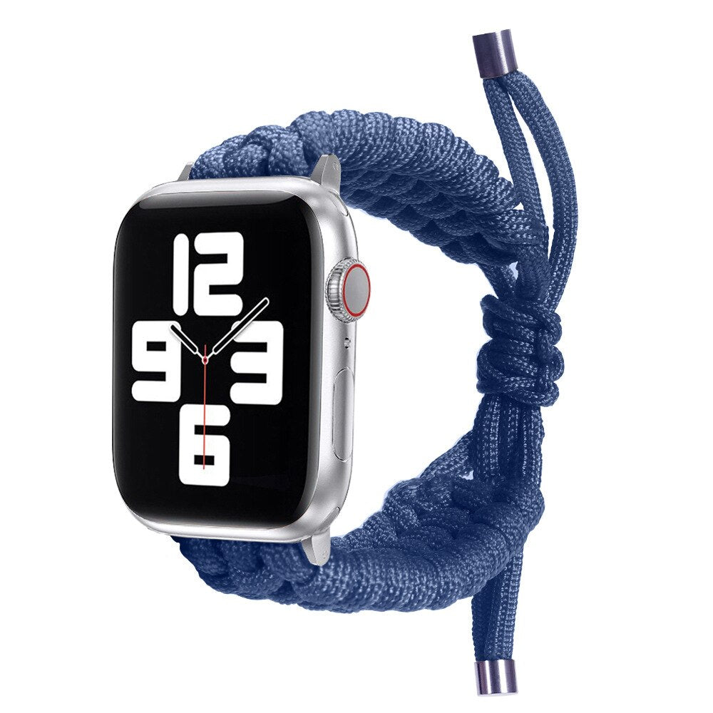 Outdoors Survival Rope Apple Watch Armband Series 11/10/9/8/7/6/5/4/ SE / Ultra 1/2/3