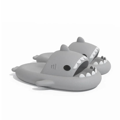 2024 New Summer Shark Slippers Women Slides Men Bathroom Flip Flops Home Anti-Skid Flat Shoes Outdoor Children's Funny Sandals