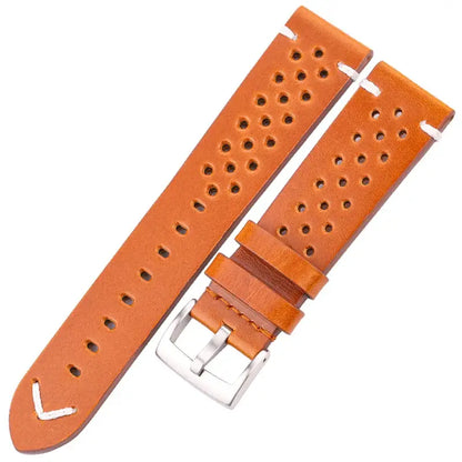 TicWatch Pro 5, Pro 3 & E3 Perforated Leather Band with V Stitch