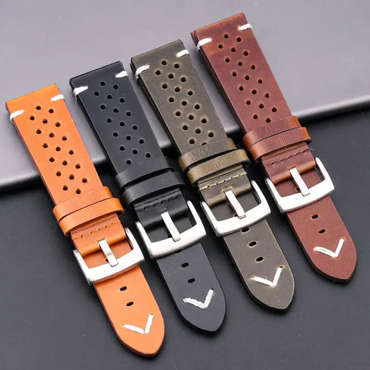 Samsung Galaxy Watch Genuine Breathable Leather Strap