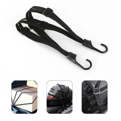 Motorcycle Retractable Helmet Luggage Elastic Rope Strap