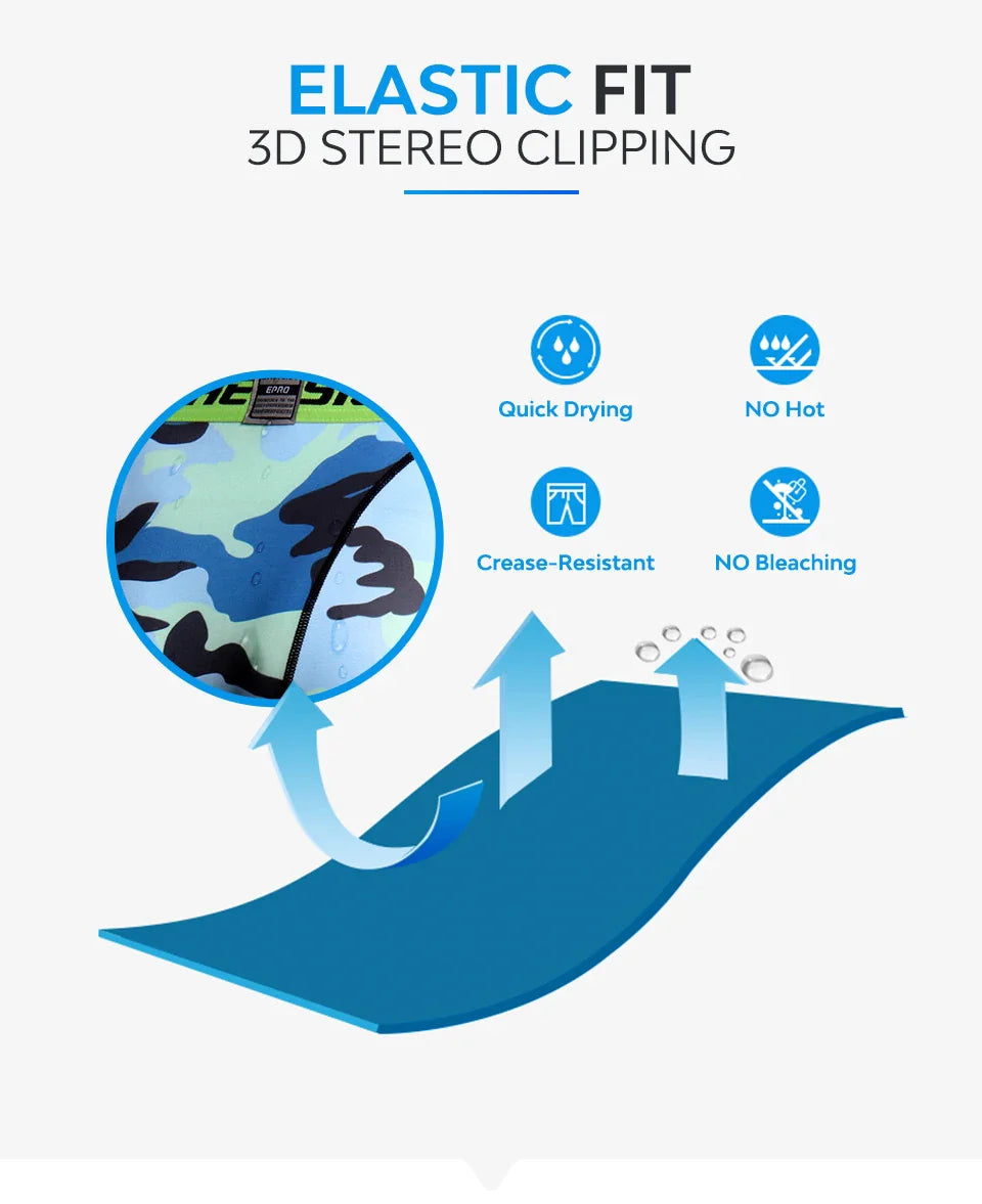 Camo Pixel Compression Shorts