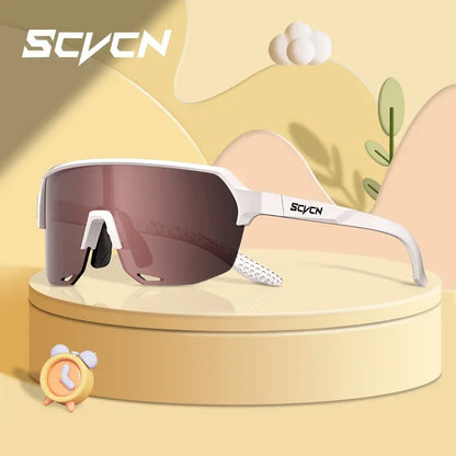SCVCN New Children Cycling Sunglasses Outdoor Road Bike Eyewear Girls MTB Camping Hiking Glasses Teenager Sports UV400 Goggles
