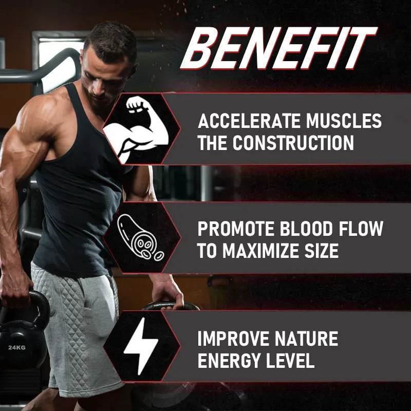 Daitea Men's Energy Supplement, Maximum Strength 1400 Mg, Increases Energy, Stamina and Power