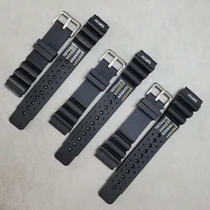TicWatch Pro 5, Pro 3 & E3 Dive-Style Silicone Band, 3 Keeper Options