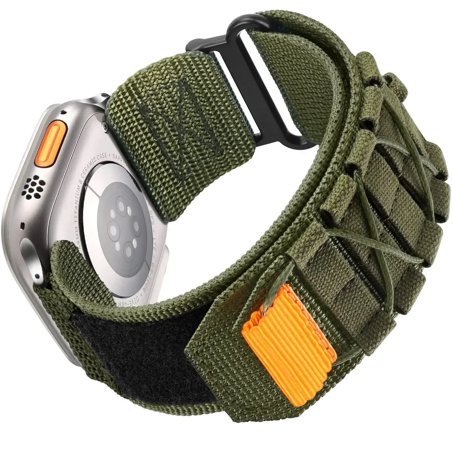 Apple Watch Nylon Strap - Tactical Loop Band for Series 8 7 6