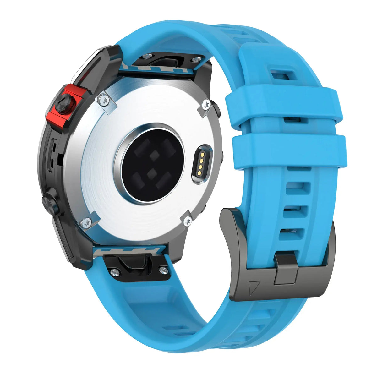 Garmin QuickFit 20/22/26mm Silicone Band with Double Keepers