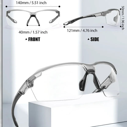 SCVCN New Photochromic Sunglasses Men Outdoor Cycling Glasses Bike MTB Road Bicycle UV400 Goggles Women Sports Hiking Glasses