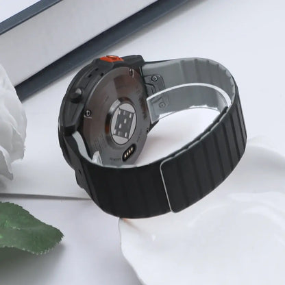 Garmin QuickFit 22/26mm Two-Tone Silicone Magnetic Wrap Band