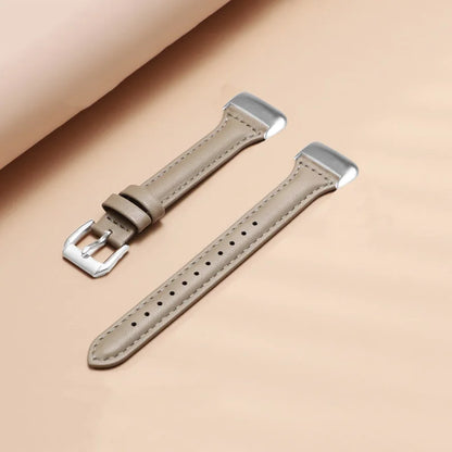 Fitbit Charge 5 6 Slim Leather Band - Comfortable Strap