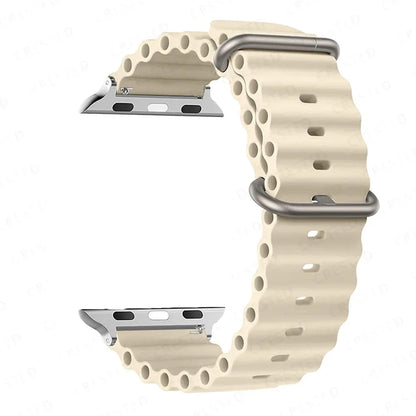 Apple Watch Silicone Strap - Soft Waterproof and Breathable