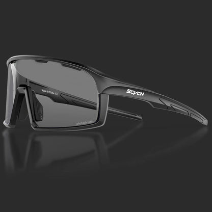 SCVCN Photochromic Glasses Cycling Sunglasses UV400 Hiking Goggles Men Outdoor Sports Glasses Women Driving Bicycle Bike Eyewear