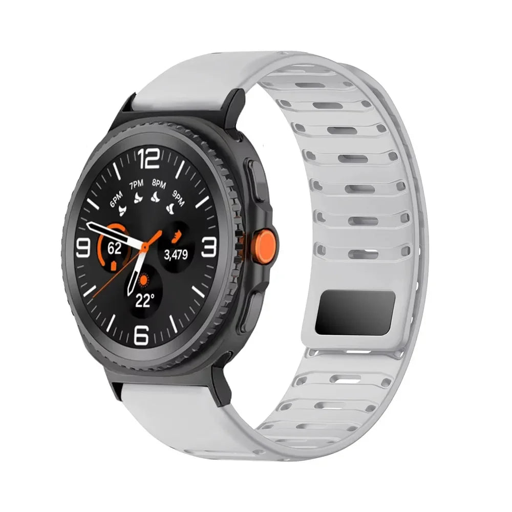 Samsung Galaxy Watch8, 9 & Ultra Magnetic Silicone Sport Band