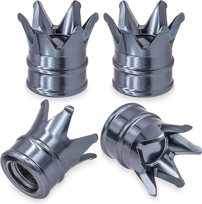 4PCS Crown Valve Stem Caps