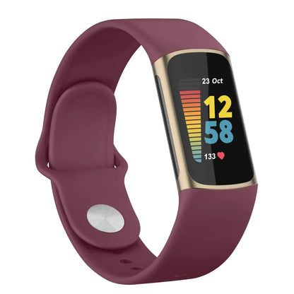 Fitbit Charge 5 6 Silicone Band - Soft Comfortable Design