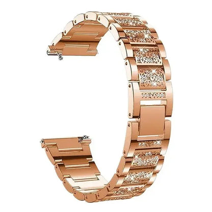 Samsung Galaxy Watch 7, 6, 5, 4 & FE Women's Rhinestone Link Bracelet