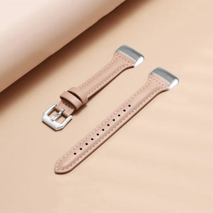 Fitbit Charge 5 6 Slim Leather Band - Comfortable Strap