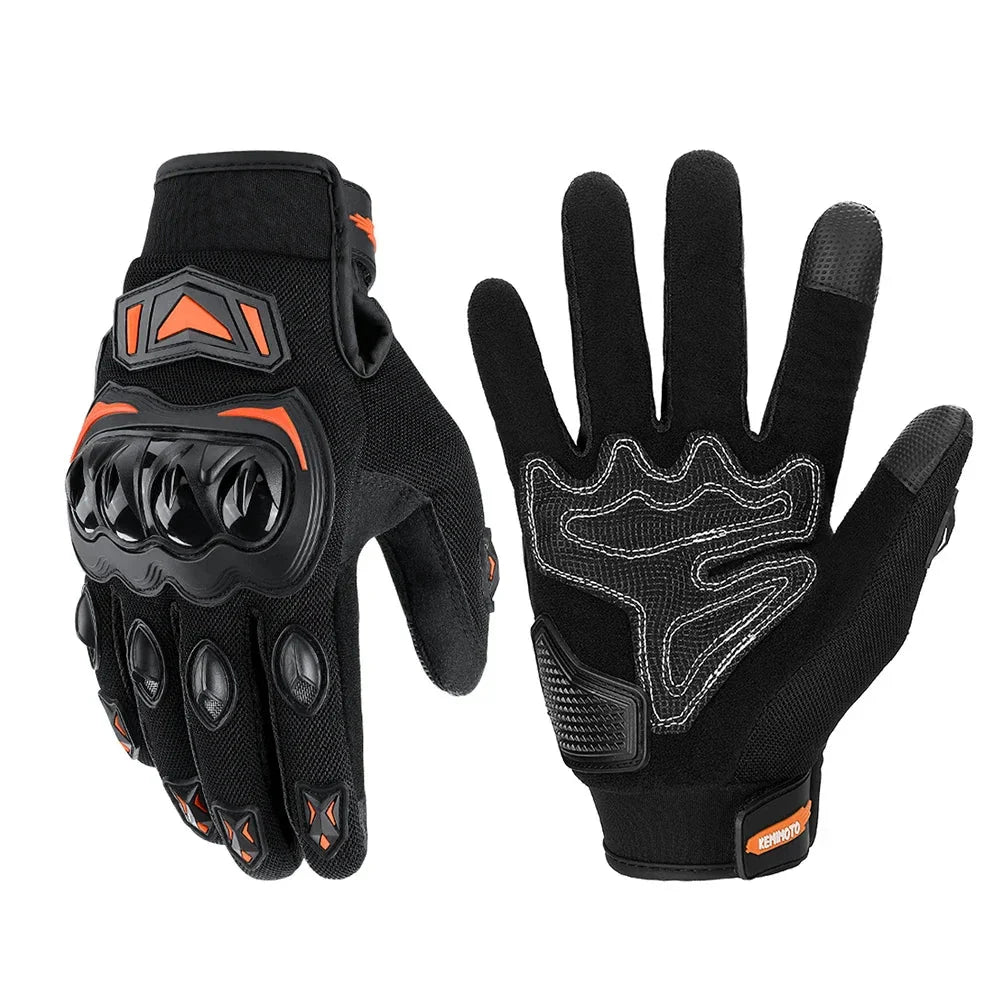 Gloves Summer Riding Hard Knuckle Touchscreen Gloves