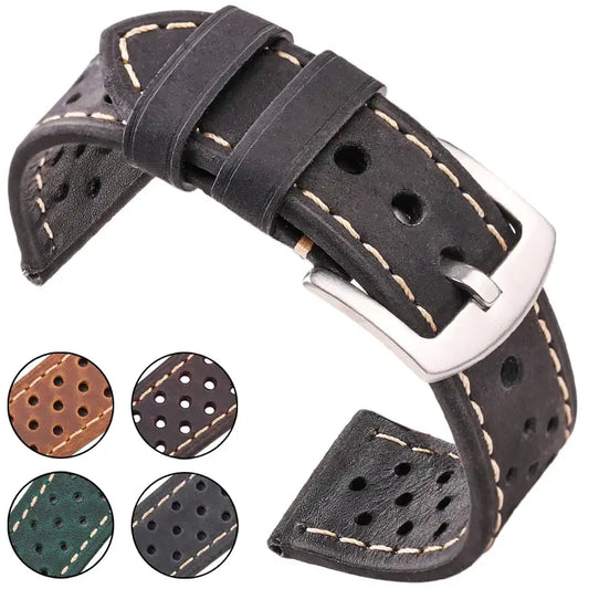 Ticwatch Breathable Leather Band - Stylish and Comfortable