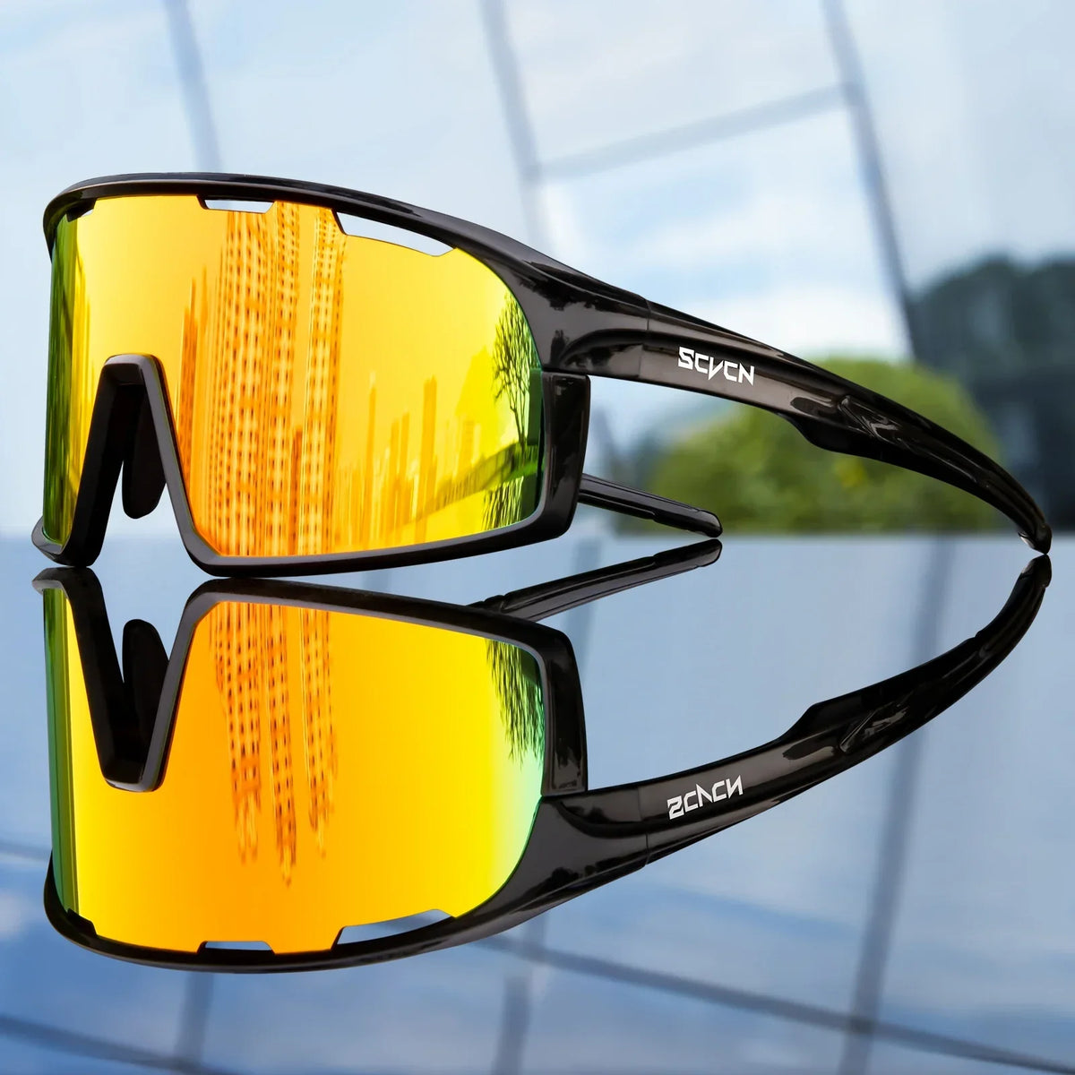 SCVCN Sports Photochromic Sunglasses Men Outdoor Bicycle Cycling Glasses Women Driving Bike Eyewear UV400 Climbing Goggles