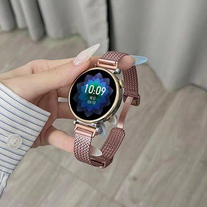 Samsung Galaxy Watch 7, 6, 5, 4 & FE Slim Magnetic Metal Mesh Band