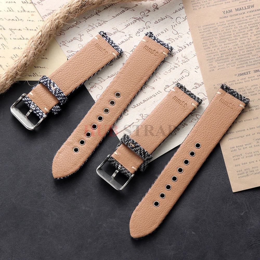 Samsung Galaxy Watch 7, 6, 5, 4 & FE Herringbone Woven Band