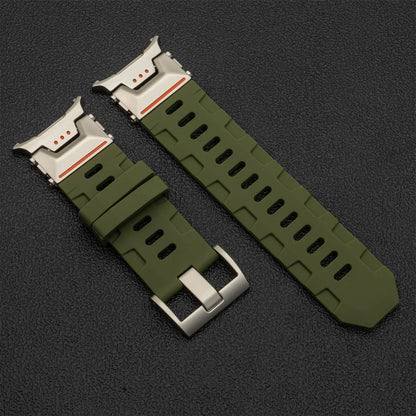 Samsung Galaxy Watch Ultra & Ultra 2 Rugged Silicone Band, No Gaps