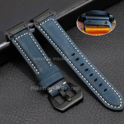 Garmin QuickFit 20/22/26mm Vintage Leather Band