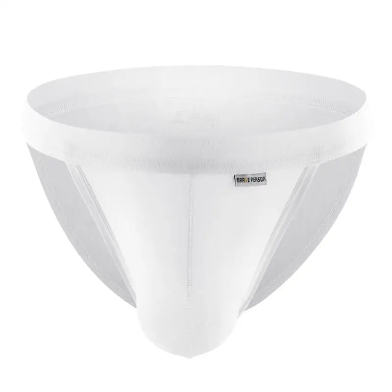 BRAVE PERSON Mens Briefs Sexy Low waist Underwear U Convex Pouch Male Underpants High Cut Briefs for Man
