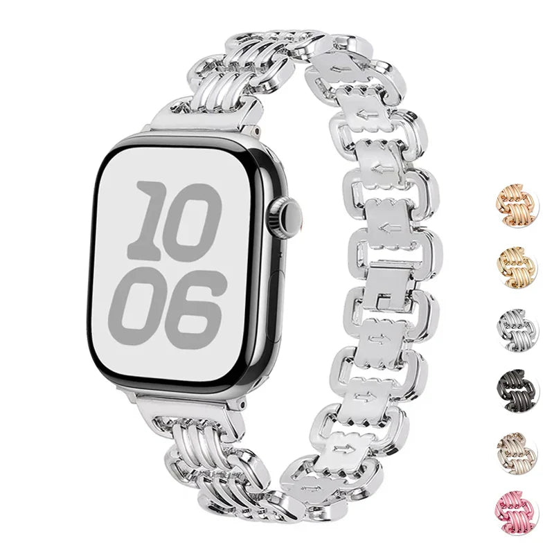 Apple Watch Metal Band - Luxury Chain Strap - Sleek Design