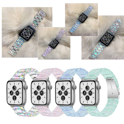Resin Transparent Band for Apple Watch Series 11/10/9/8/7/6/5/4/ SE / Ultra 1/2/3