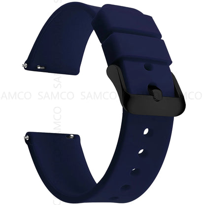 Samsung Galaxy Watch 7, 6, 5, 4 & FE Curved-End Silicone Band